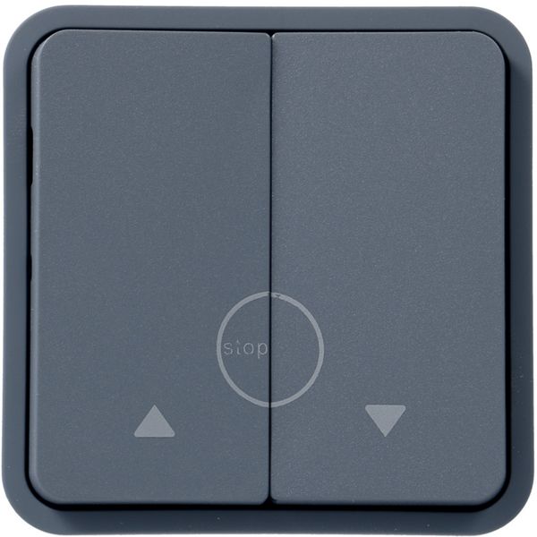 cubyko Poussoir volet-roulant associable gris IP55 WNA301