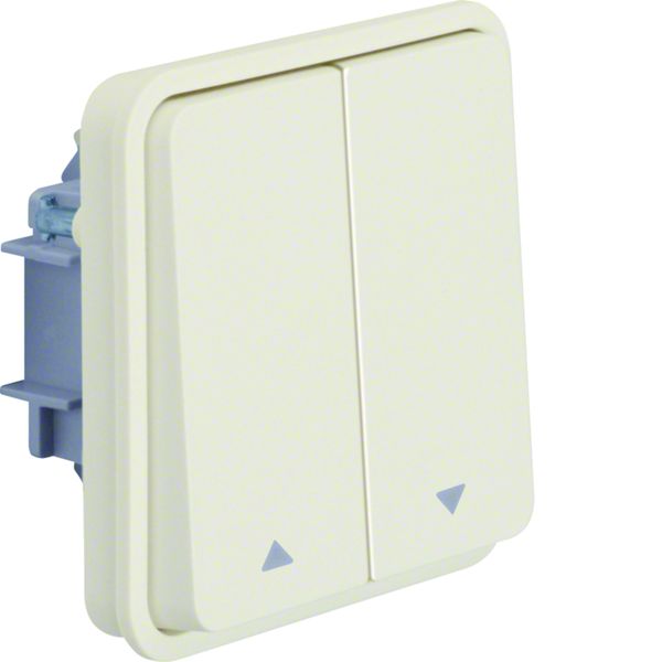 cubyko Poussoir volet-roulant associable blanc IP55 WNA301B