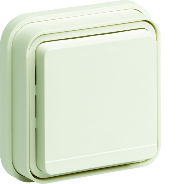 Prise de courant 2P+T Cubyko étanche IP55 blanche pose en encastré WNE100B