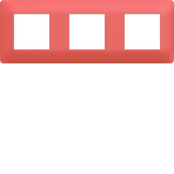 Plaque de finition Essensya 3 postes Coral WE553