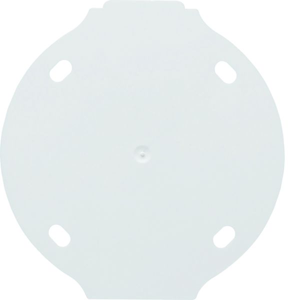 1930 Plaque de fond autoextinguible 1 poste blanche WMV685B