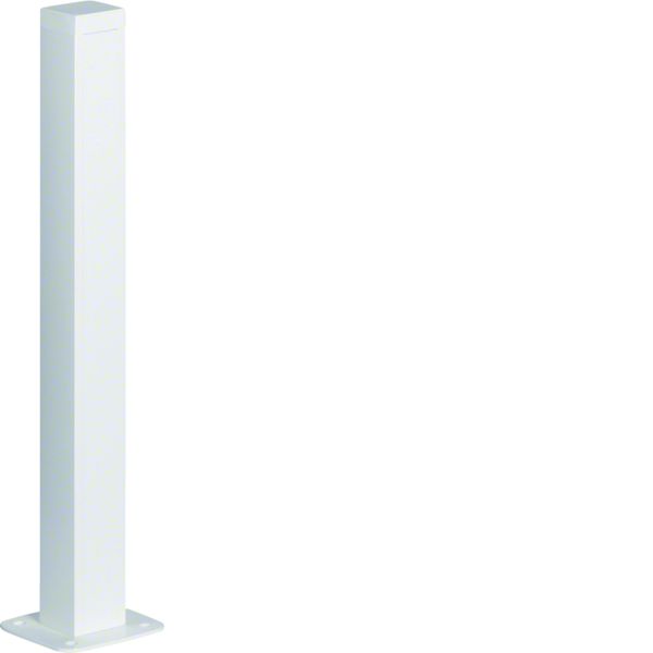 Colonnette officea h 650mm simple face alu anodisé RAL 9016 Pure DAP456509016