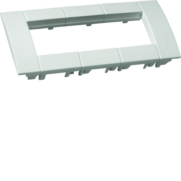 Support triple pour appareillage 45x45mm Blanc GT4539016