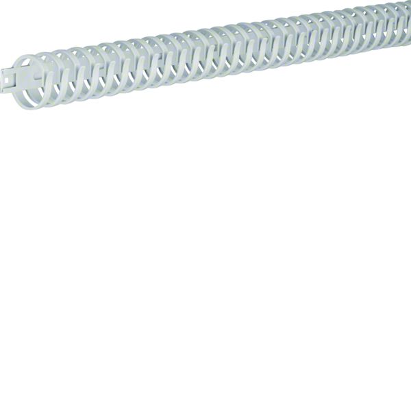 Goulotte de câblage flexible autocollante sans halogene 30mm L=500mm Gris clair L2232
