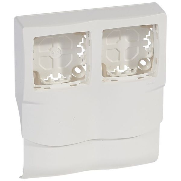 Cadre Plinthe 2P Blanc Le Long Moulure legrand 031451