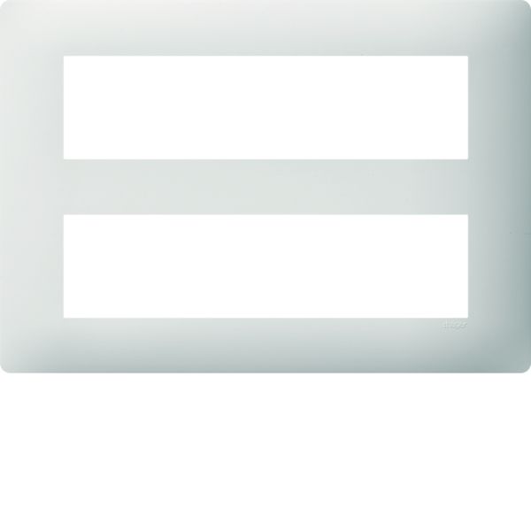 Plaque de finition Essensya 8 postes Pure WE408