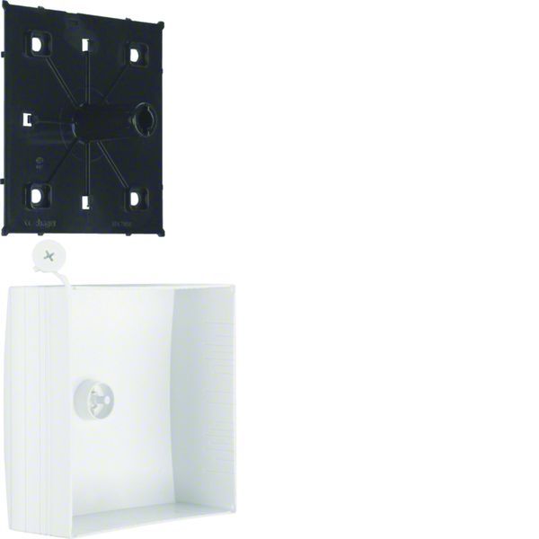 Boîte de dérivation pour moulure Ateha 115x115mm Blanc ATA711599016