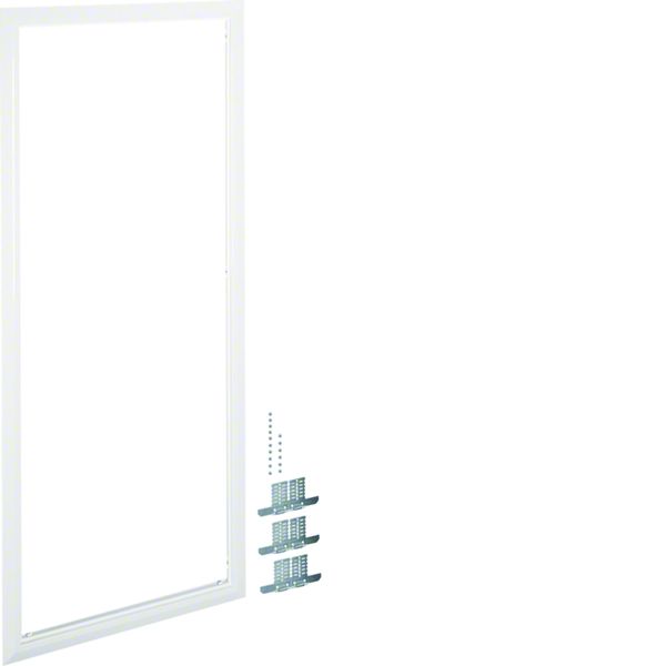 Cadre de finition univers RAL9010 Blanc pur pour armoire 2 travées H1400xL550mm FZ52B
