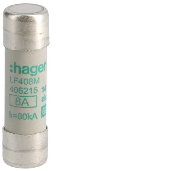 Cartouche fusible industrielle 14x51 aM 8A LF408M