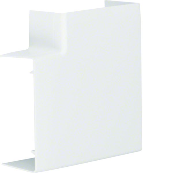 Angle plat pour goulotte de distribution lifea LFF 40x90mm Blanc LFF4009059016