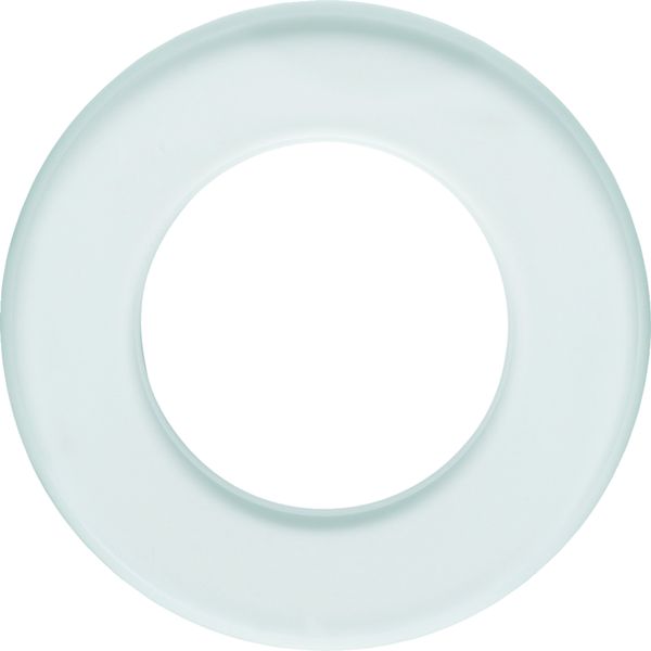 1930 Plaque 1 poste en verre pour prise/variateur transparence WMV441