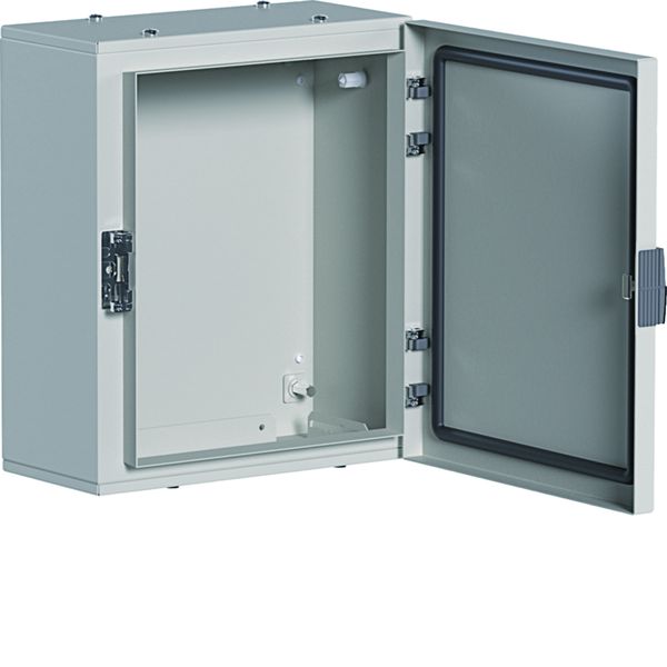 Coffret métallique porte pleine orion plus IP65 IK10 350x300x160mm Gris clair FL104A