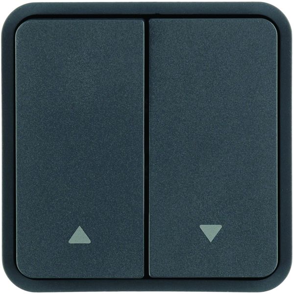 Cubyko 2 touches KNX pour 1 volet roulant coloris gris WNT982