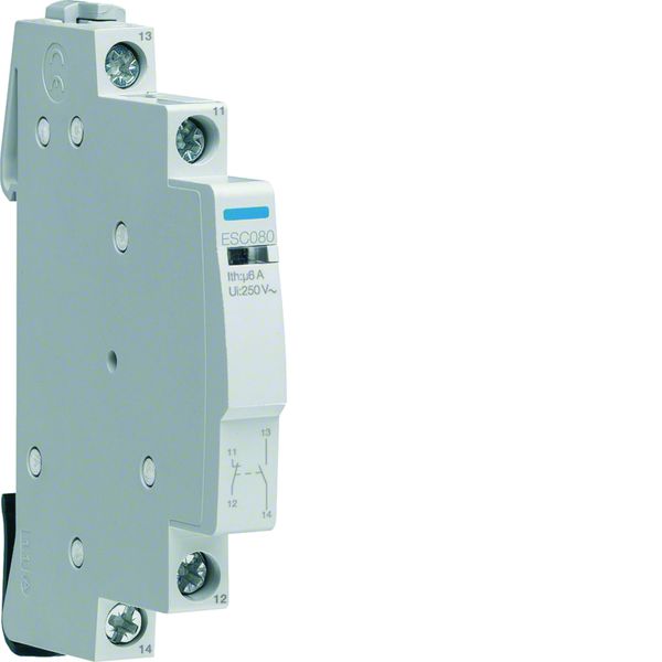 Contact auxiliaire 6A, 1F+1O ESC080