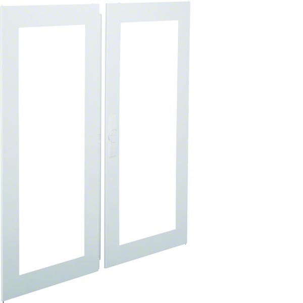 Portes transparentes univers droite+gauche pour FP74QS h 1100mm x l 550mm FZ164N