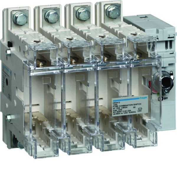 Interrupteur combiné fusible 4P - 125 A - T00 HFD412