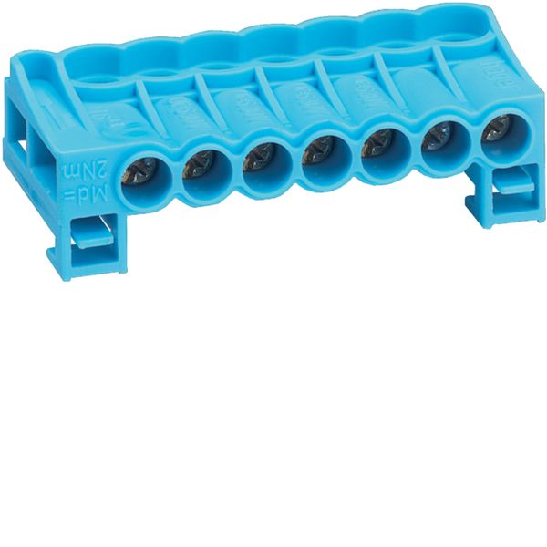 Bornier arrivée neutre à cage 7x25 mm² KN07N