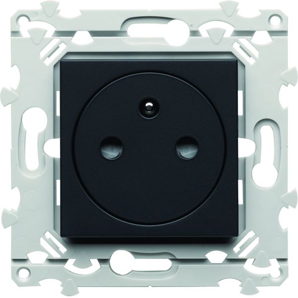 Prise de courant affleurante Essensya 2P+T Anthracite WE106A