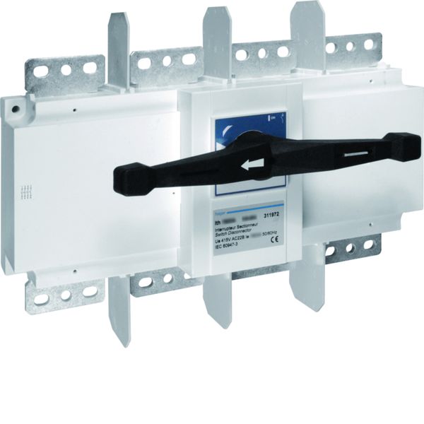 Interrupteur coupure apparente 4P In1250A Ue380 - 415Vac Poignée rotative longue HA462