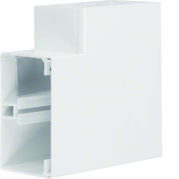 Angle plat lifea pour FB80130 h 130mm x p 82mm 4 agrafes RAL 9016 Pure FB8013059016