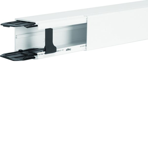 Goulotte de distribution lifea LFF 60x60mm 1 compartiment PVC Blanc LFF6006009016