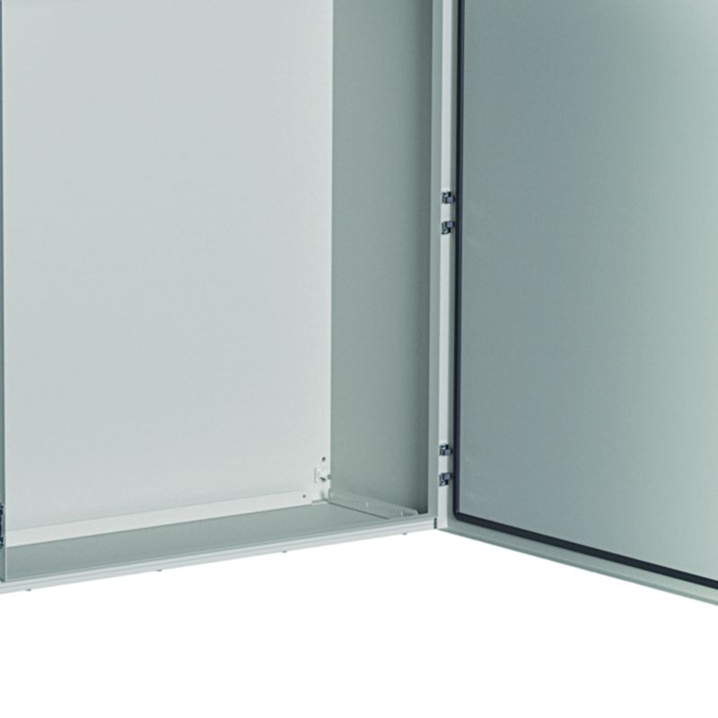 Coffret métallique porte pleine orion plus IP65 IK10 950x800x300mm Gris clair FL128A