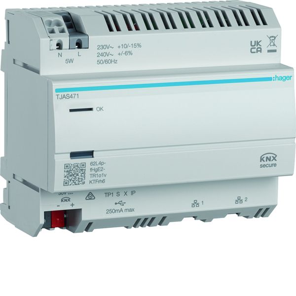 Serveur domotique KNX Secure Domovea expert avec module automatisme TJAS471