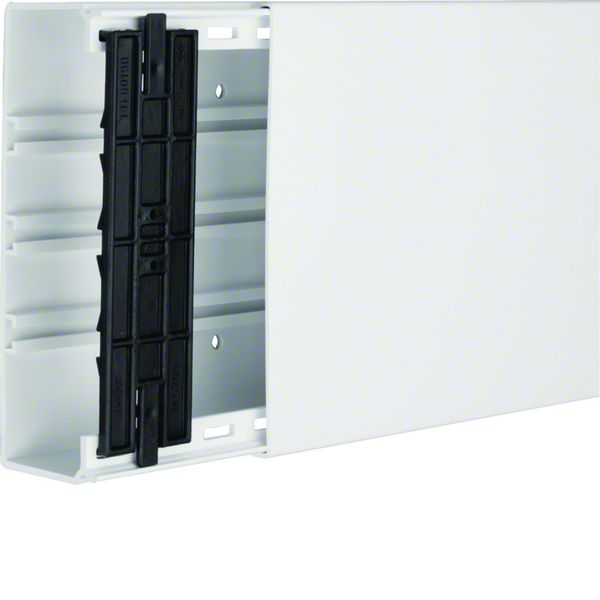 Goulotte de distribution lifea 60x190mm 1 compartiment PVC Blanc FB6019009016