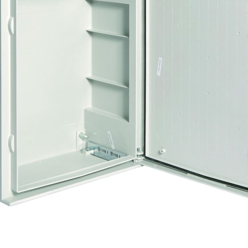 Coffret polyester porte pleine orion plus IP66 IK10 500x400x200mm Gris clair FL213B