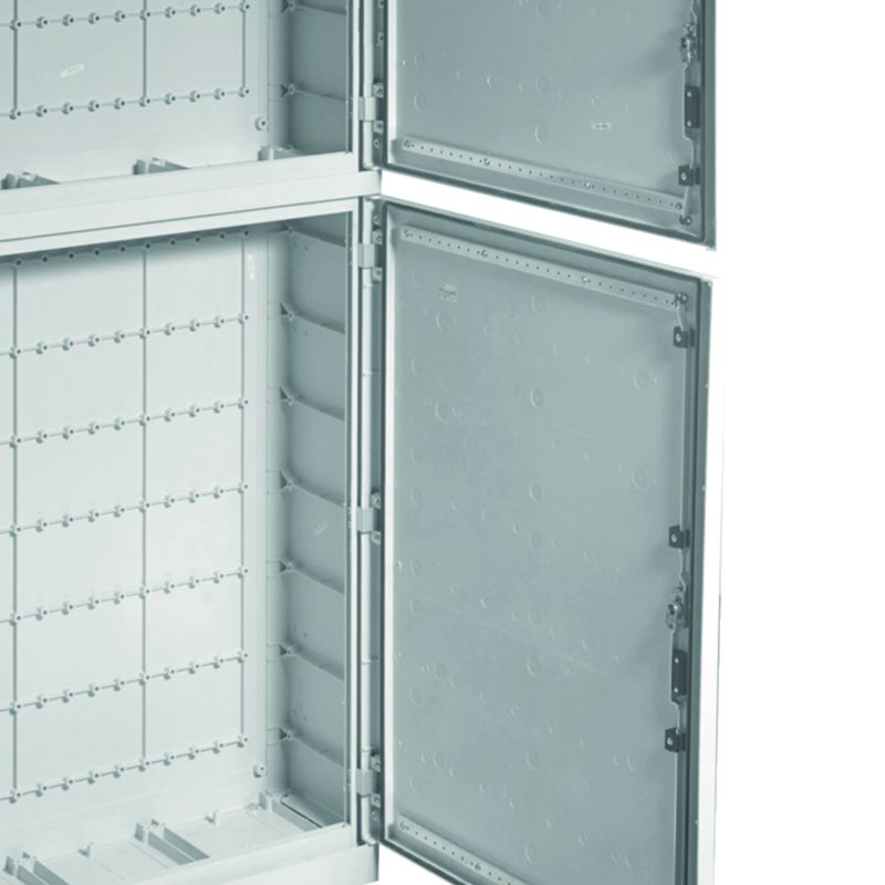 Coffret polyester porte pleine orion plus IP65 IK08 1750x850x300mm Gris clair FL354B