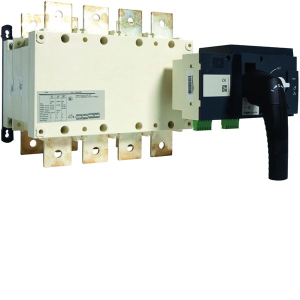 Inverseur de source 4P In800A Ue380 - 415Vac commande motorisée HIB480M