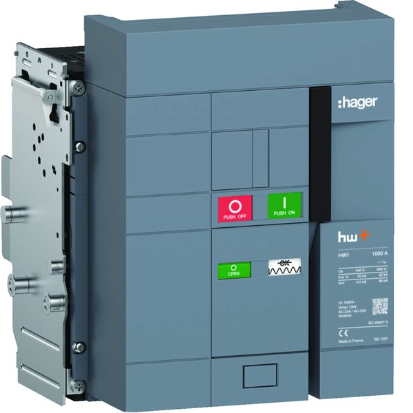 Interrupteur Ouvert HW1 1000A 3P Débrochable HW1W310DS