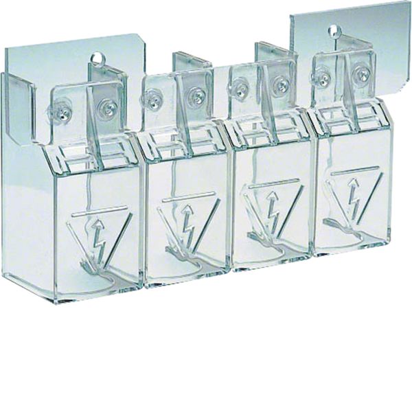 Capot cache borne 4P interrupteur 400 à 630A pour interrupteur HAxxx HZC206