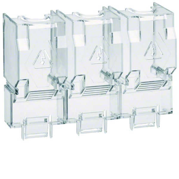 Capot cache borne 3P interrupteur fusible 630 à 800A HFDxxx HZF206