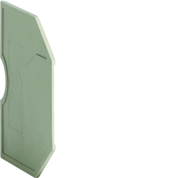 Plaque d'extrémité pour KXA02LH - KXA04LH, Couleur: gris KWE01G