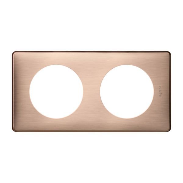 Plaque Metal 2P Copper legrand 068992