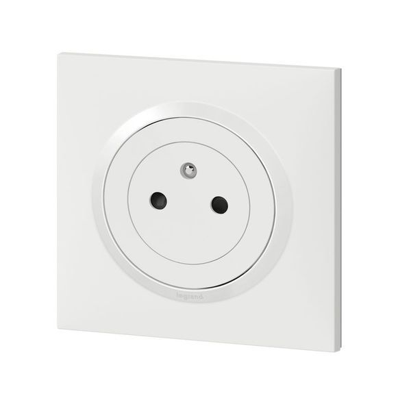Prise 2P+T Surface Dooxie 16A Avec Plaque Blanche Et Griffes legrand 095025
