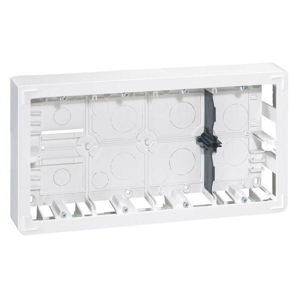 Cadre Saillie Profondeur 46 Mosaic Pour 2X10 Modules Et Supp legrand 080278