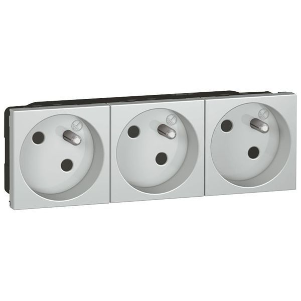 Prise De Courant Précâblée Mosaic 3X2P+T À 45° 6 Modules legrand 079273