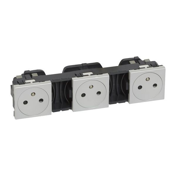 Mosaic 3X2P+T F/B Surface Alu legrand 079346