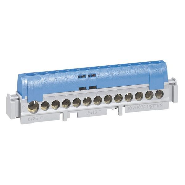 Bornier De Répartition Isolé Ip2X Neutre 1 Connexion 6 À 25M legrand 004844