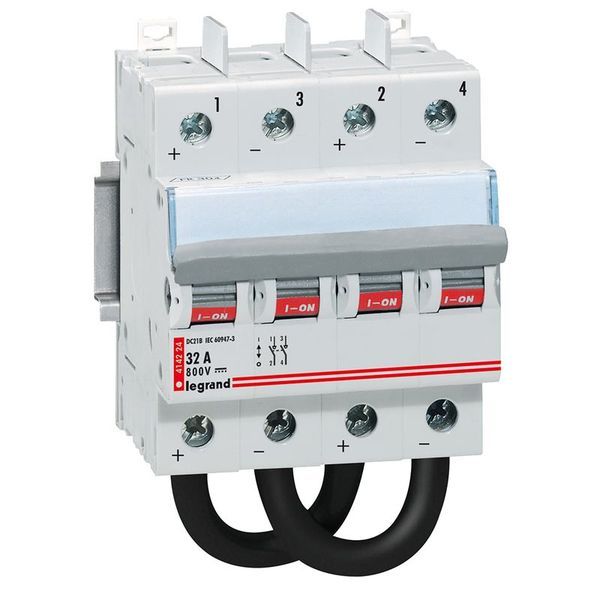 Interrupteur Sectionneur Bipolaire 4 Modules 32A 800V Dc legrand 414224