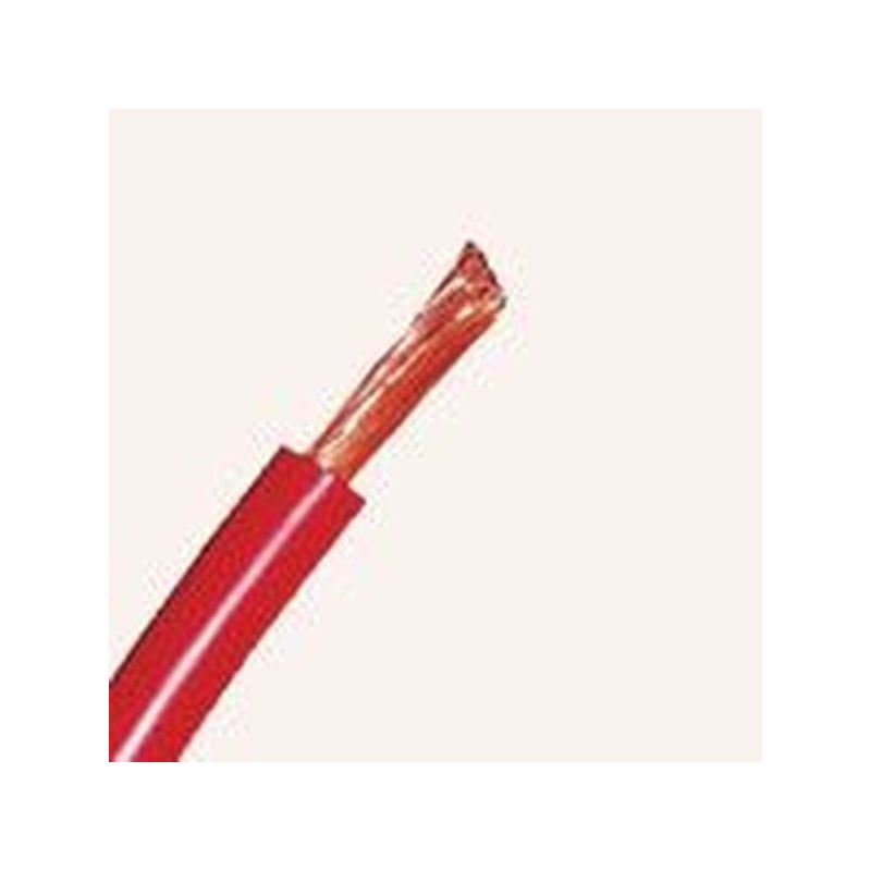 Fil Électrique H07 VK 2.5 mm² Souple Rouge - Couronne De 100M