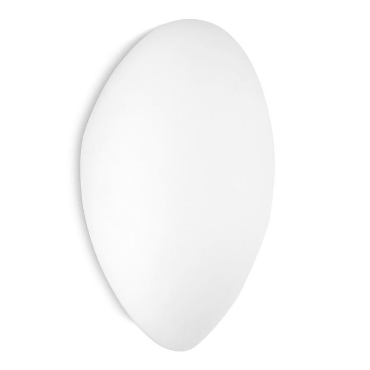 Applique glass 1 x e27 60 blanc 444-BL