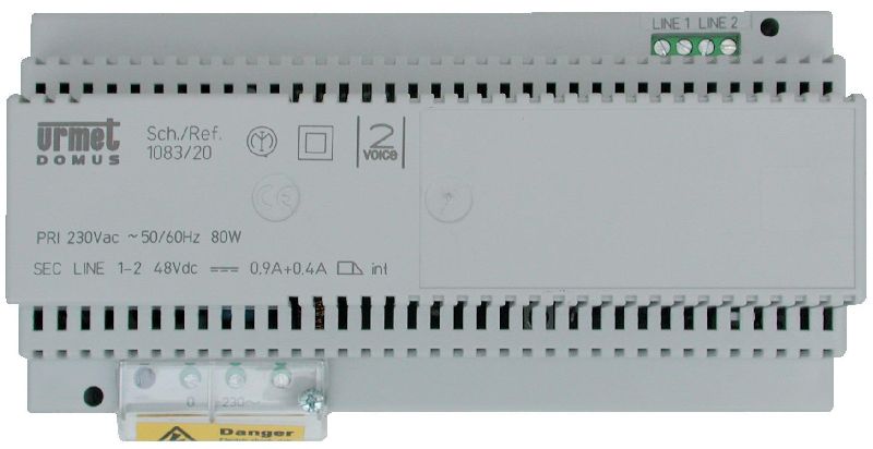 Alimentation Systeme 2Voice Urmet 1083/20