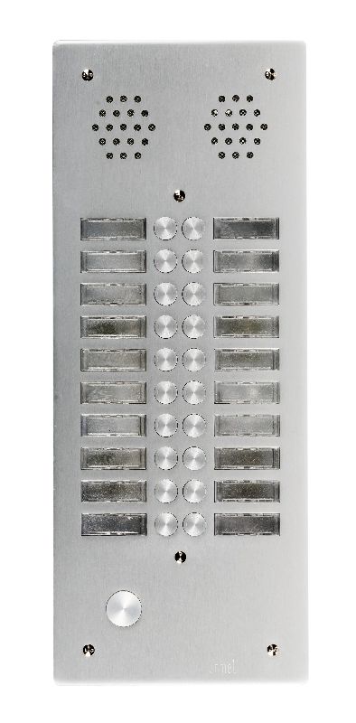 Plaque A.V Alu 6Mm 2R 20Bp Urmet 7772/20