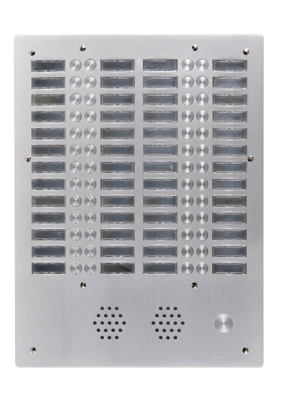 Plaque A.V Alu 6Mm 4R 52Bp Urmet 7774/52