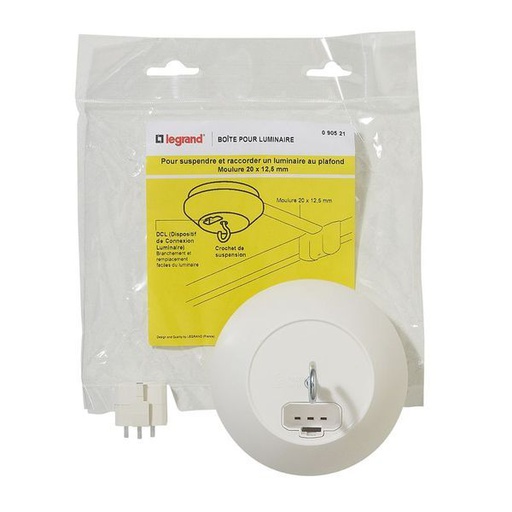 [LEG090521] Boîte Pour Luminaire Pour Moulure 20 X 12,5Mm legrand 090521