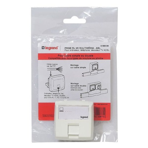 [LEG098989] Prise Rj45 Cat5 Compo Saillie legrand 098989