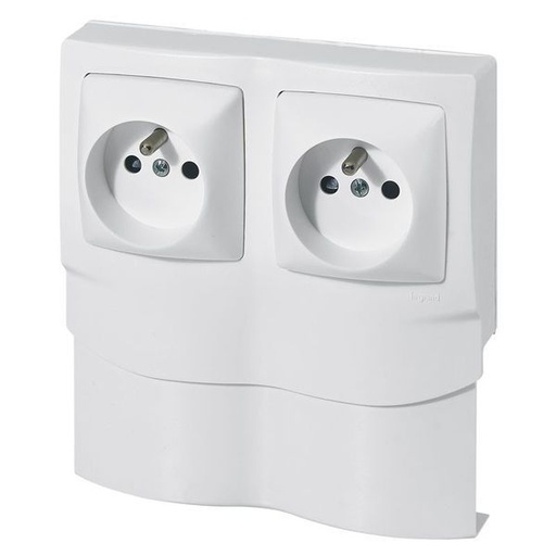 [LEG298913] Cadre 2 Postes Double Pc Ep 16 legrand 298913